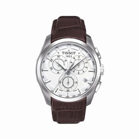 Tissot Couturier Quartz Chronograph Silver / Strap (T0356171603100)