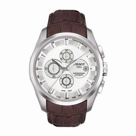 Tissot Couturier Automatic Chronograph Silver / Strap (T0356271603100)