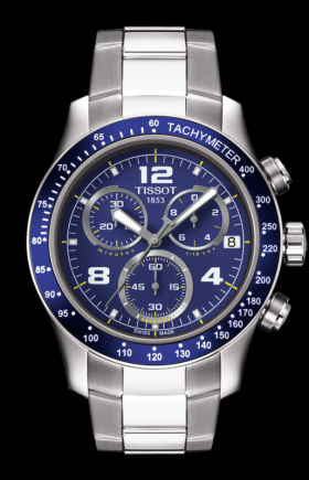 Tissot V8 Quartz Chronograph Tachymeter Blue (T0394171104702)