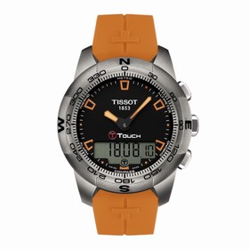 Tissot T-Touch II Orange Rubber Ti (T0474204705101)