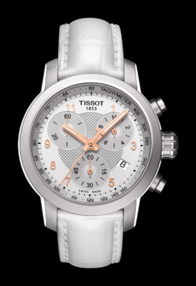 Tissot PRC 200 Quartz Chronograph Lady Rose Roman White (T0552171603201)