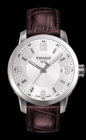 Tissot PRC 200 Quartz Silver Brown Leather (T0554101601701)