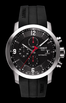 Tissot PRC 200 Automatic Chronograph Black Rubber (T0554271705700)