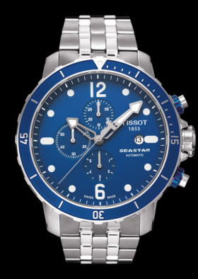 Tissot Seastar 1000 Automatic Chronograph Blue (T0664271104700)
