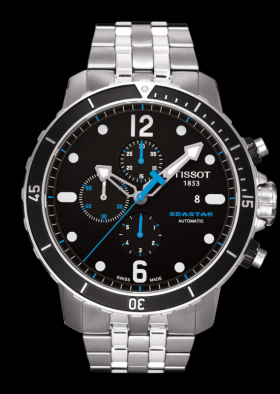 Tissot Seastar 1000 Automatic Chronograph Black (T0664271105700)