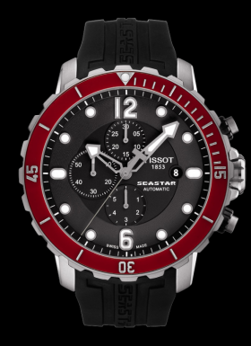 Tissot Seastar 1000 Automatic Chronograph Red Ceramic (T0664271705703)