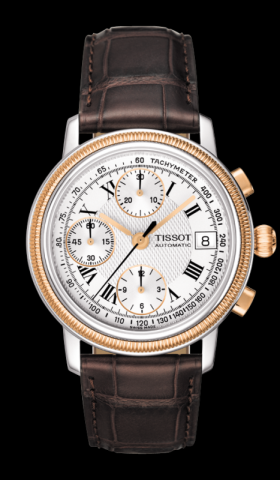 Tissot Bridgeport Automatic Chronograph Rose Gold Bezel (T71146713)