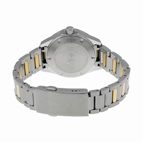 Tag Heuer Aquaracer Mother of Pearl Diamond Dial Stainless Steel 18kt Yellow Gold Ladies Watch WAY1351.BD0917