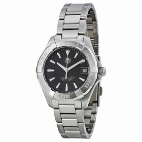 Tag Heuer Aquaracer Black Dial Stainless Steel Ladies Watch WAY1310.BA0915