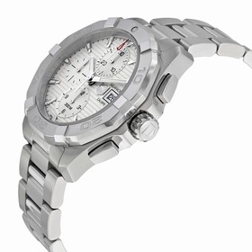 Tag Heuer Aquaracer Chronograph Silver Dial Stainless Steel Men's Watch CAY2111.BA0925