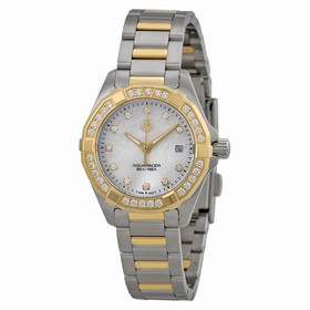 Tag Heuer Aquaracer Mother of Pearl Diamond Dial Ladies Watch WAY1453.BD0922