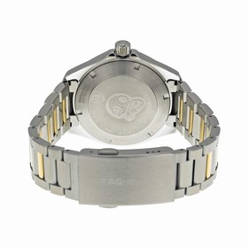 Tag Heuer Aquaracer Silver Dial Stainless Steel with 18kt Yellow Gold Men's Watch WAY1151.BD0912