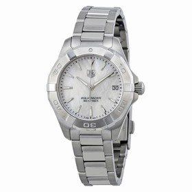 Tag Heuer Aquaracer White Mother of Pearl Dial Steel Ladies Watch WAY1312.BA0915