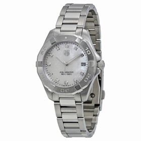 Tag Heuer Aquaracer White Mother of Pearl Dial Steel Ladies Watch WAY1313.BA0915