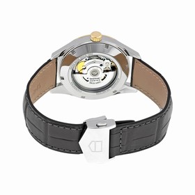 Tag Heuer Carrera Automatic Black Dial Black Leather Men's Watch WAR215CFC6336