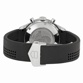 Tag Heuer Carrera Automatic Chronograph Black Dial Black Rubber Men's Watch CV201AHFT6014