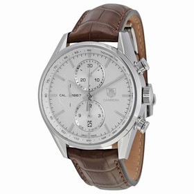 Tag Heuer Carrera Automatic Chronograph Silver Dial Men's Watch CAR2111.FC6291