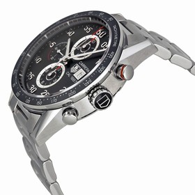 Tag Heuer Carrera Black Dial Stainless Steel Automatic Chronograph Men's Watch CAR2A10.BA0799