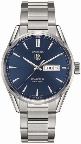 Tag Heuer Carrera Blue Dial Stainless Steel Men's Watch