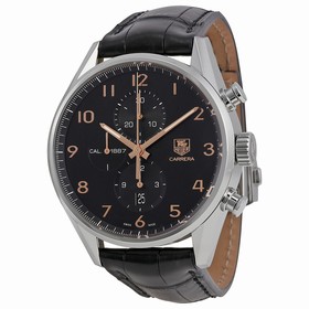 Tag Heuer Carrera Calibre 1887 Chronograph Automatic Black Dial Men's Watch CAR2014.FC6235