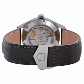 Tag Heuer Carrera Calibre 5 Anthracite Dial Leather Men's Watch WAR211CFC6336