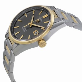 Tag Heuer Carrera Calibre 5 Anthracite Dial Stainless Steel Yellow Gold Men's Watch WAR215CBD0783