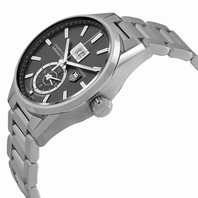 Tag Heuer Carrera Calibre 8 GMT Grey Dial Stainless Steel Men's Watch WAR5012BA0723