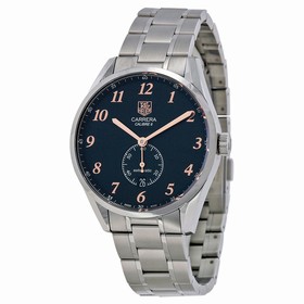 Tag Heuer Carrera Heritage Black Dial Stainless Steel Men's Watch WAS2114BA0732