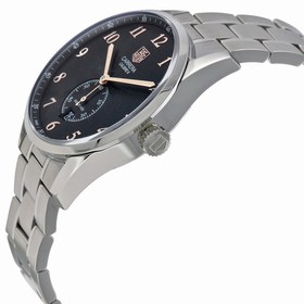 Tag Heuer Carrera Heritage Black Dial Stainless Steel Men's Watch WAS2114BA0732