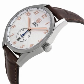 Tag Heuer Carrera Heritage Silver Dial Stainless Steel Men's Watch WAS2112FC6181