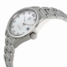 TAG Heuer Carrera Mother of Pearl Dial Stainless Steel Ladies Watch WAR1314BA0773