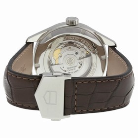 Tag Heuer Carrera Silver Dial Brown Leather Men's Watch WAR201BFC6291