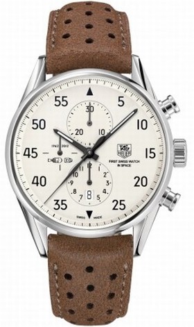 Tag Heuer Carrera Silver Dial Chronograph Automatic Men's Watch CAR2015.FC6321