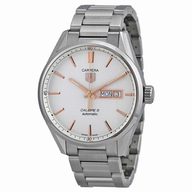 Tag Heuer Carrera Silver Dial Stainless Steel Men's Watch WAR201DBA0723