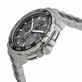 Tag Heuer Formula 1 Anthracite Dial Stainless Steel and Ceramic Chronograph Men's Watch CAU2010.BA0873