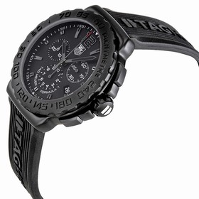 Tag Heuer Formula 1 Black Dial Black Rubber Men's Watch CAU1114.FT6024