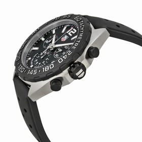 Tag Heuer Formula 1 Chronograph Black Dial Black Rubber Men's Watch CAZ1110.FT8023