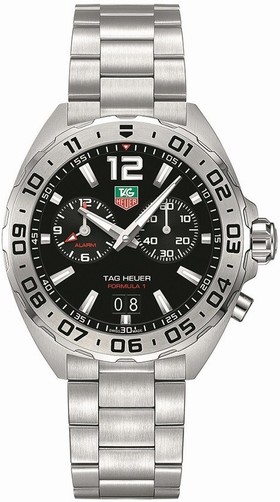 Tag Heuer Formula 1 Chronograph Black Dial Stainless Steel Men's Watch WAZ111A.BA0875