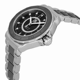 Tag Heuer Formula 1 Diamond Steel and Black Ceramic Ladies Watch WAU2210.BA0859