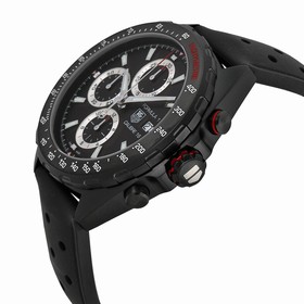 Tag Heuer Formula One Chronograph Black Dial Black Rubber Men's Watch CAZ2011FT8024