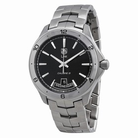 Tag Heuer Link Black Dial Stainless Steel Automatic Men's Watch WAT2010.B0951