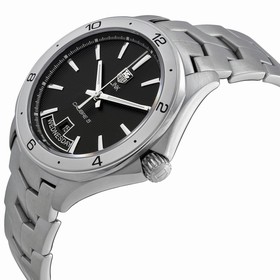 Tag Heuer Link Black Dial Stainless Steel Automatic Men's Watch WAT2010.B0951