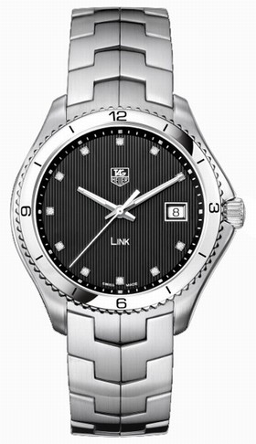 Tag Heuer Link Black Dial Steel Men's Watch WAT1112.BA0950