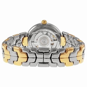 Tag Heuer Link Mother of Pearl Diamond Dial 18kt Yellow Gold Stainless Steel Ladies Watch WAT2351BB0957