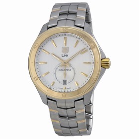 Tag Heuer Link Silver Dial Gold and Steel Men's Watch WAT2150BB0953