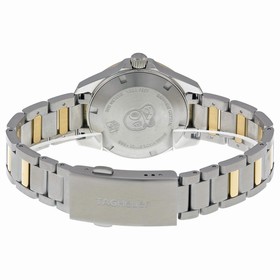 Tag Heuer Aquaracer Mother of Pearl Stainless Steel and 18kt Yellow Gold Ladies Watch WAY1353BD0917
