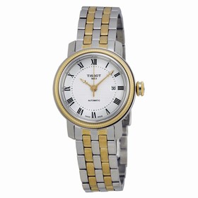 Tissot Bridgeport Lady Silver Dial Two-tone Ladies Watch T0970072203300