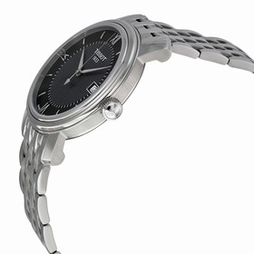 Tissot Bridgeport Quartz Gents Black Dial Stainless Steel Case Men's Watch T097.410.11.058.00