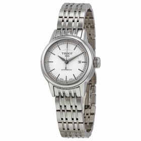 Tissot Carson Automatic White Dial Two-tone Ladies Watch T0852072201100