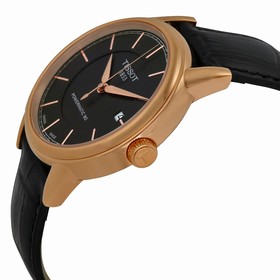 Tissot Carson Black Dial Rose Gold-plated Men's Watch T0854073606100